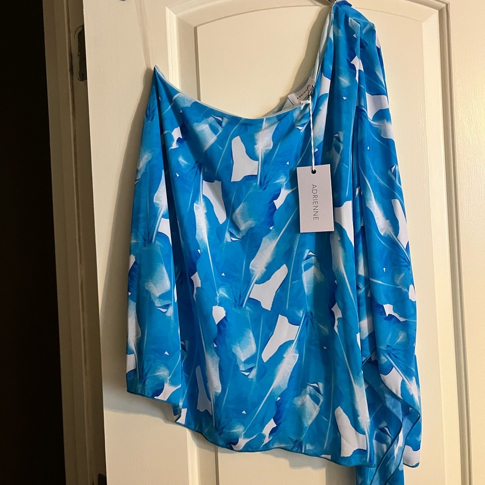 Adrienne one shoulder blouse